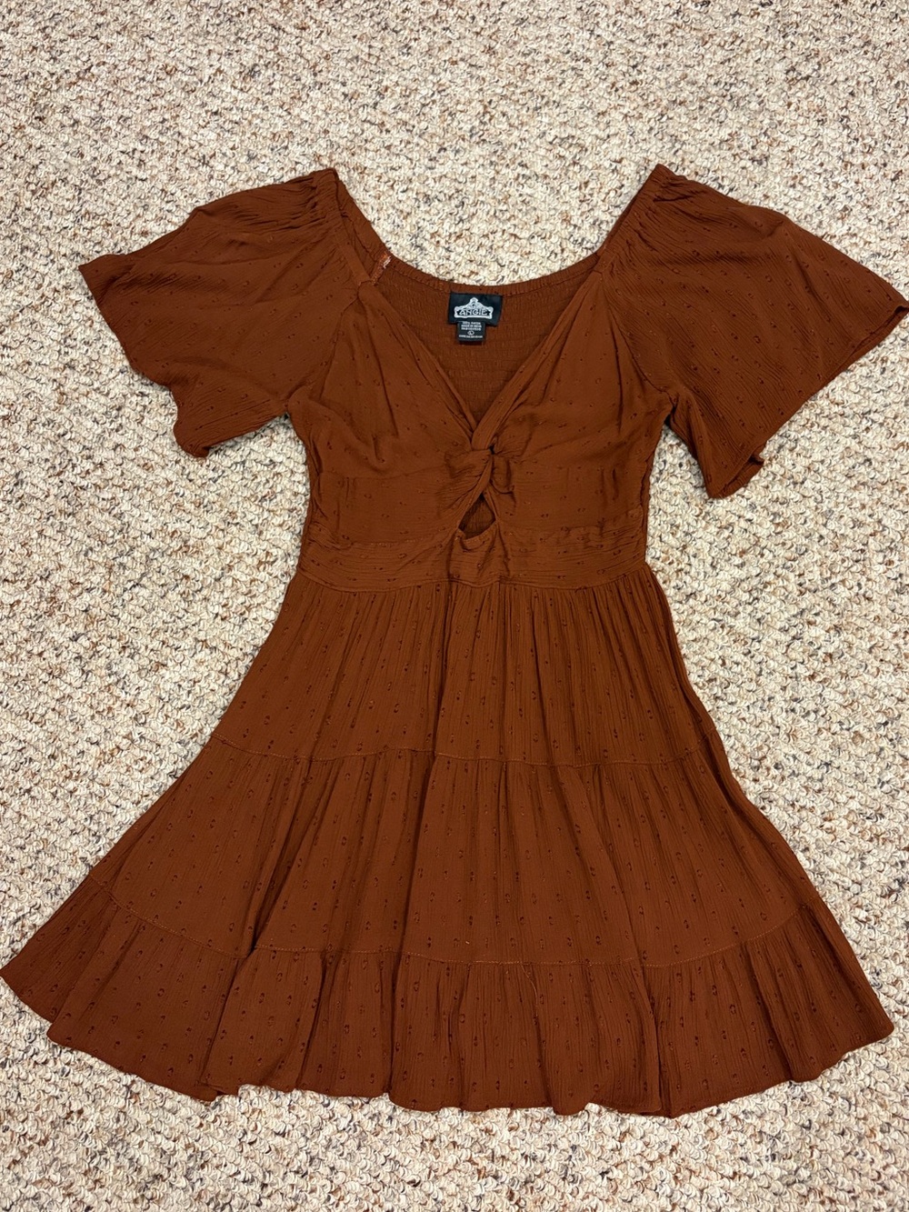 Women’s Angie Twist-Front Dress - Picture 1 of 4